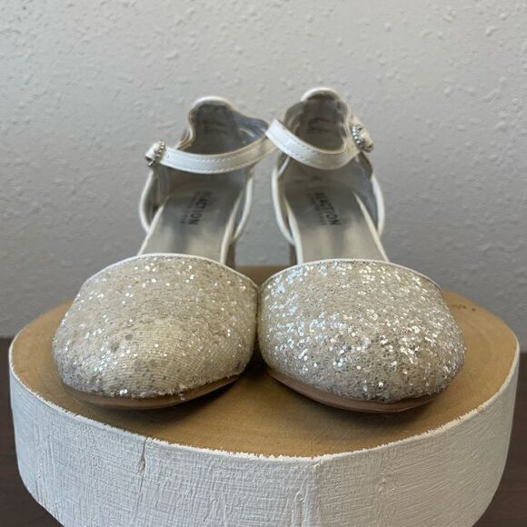 Kenneth Cole Reaction Sarah Shine Heels Size 1M EUC - Picture 3 of 7